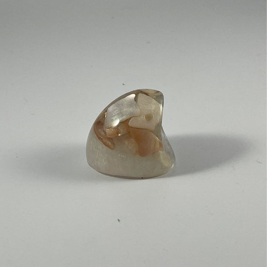 Iridescent Seashell Chunky Oval Ring - Midnight Studio Rings