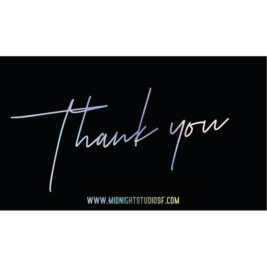 Midnight Studio Gift Card - Midnight Studio $10.00 / Thank You Gift Cards
