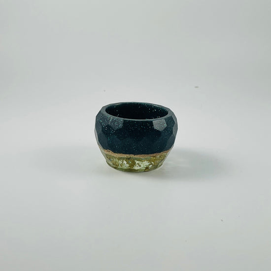 Mini Trinket Bowls bowl Midnight Studio Black & Glitter Green S 