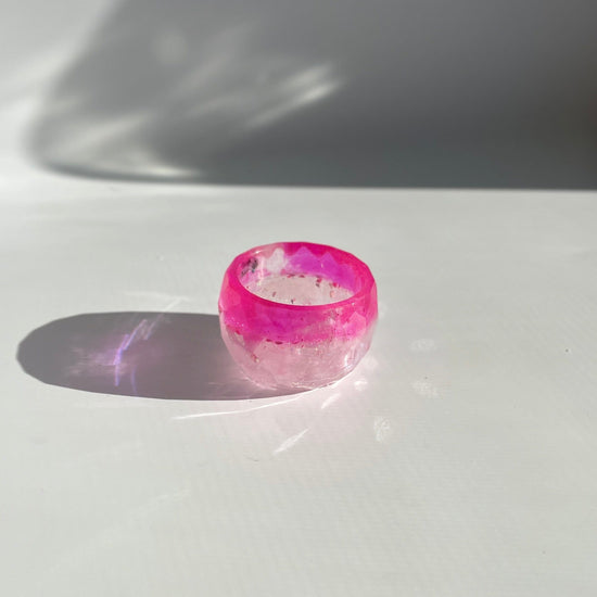 Mini Trinket Bowls bowl Midnight Studio Hot Pink & Light Pink (Glow in the Dark) S 