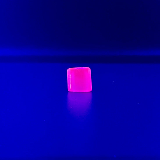 Neon Rose Chunky Square Ring - Midnight Studio Rings