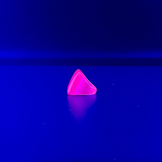 Neon Rose Chunky Square Ring - Midnight Studio Rings
