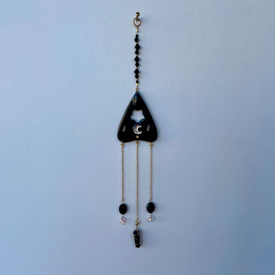 Planchette Crystal Suncatchers - Midnight Studio Black Star Suncatchers