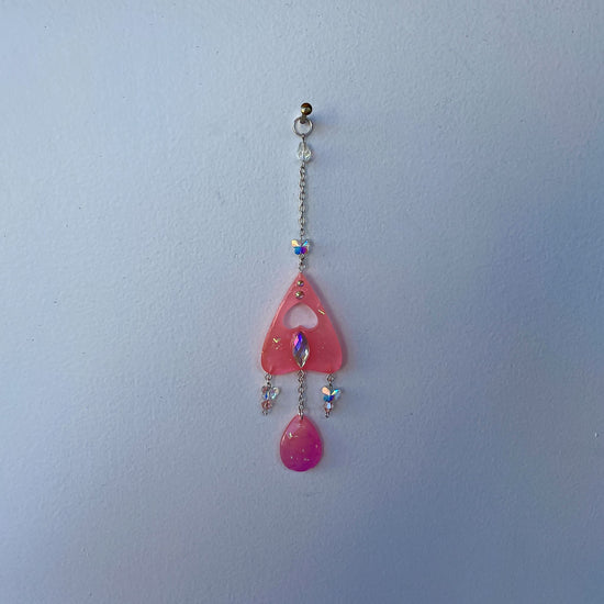 Planchette Crystal Suncatchers - Midnight Studio Pink Glow Suncatchers