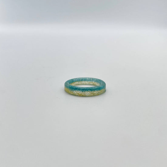 UKRAINE SOLIDARITY RING (2 Styles) - Midnight Studio Blue & Yellow Stacked Rings