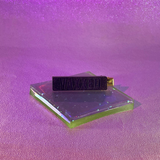 VAXXED Hair Clips - Midnight Studio Holographic Black Hair Pins, Claws & Clips